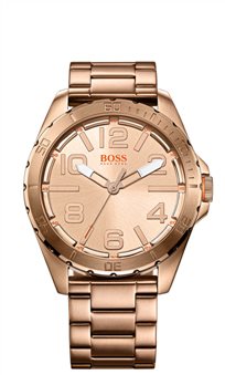 Ανδρικό Hugo Boss Collection Μπρασελέ Ροζ Χρυσό 51mm