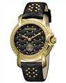 Roberto CΑVALLI RC-13 Black Leather Strap