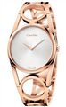 CALVIN KLEIN Round Medium Rose Gold Stainless Steel Bracelet