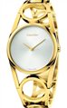 CALVIN KLEIN Round Medium Gold Stainless Steel Bracelet
