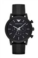 Emporio Armani Black Fabric Strap