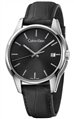 CALVIN KLEIN Tone Black Leather Strap
