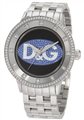 D&G Prime Time Crystals Stainless Steel Bracelet