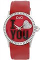 D&G Peek A Boo Red Leather Strap