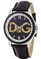 D&G Sestriere Black Leather Strap