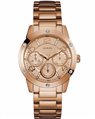 GUESS MultiFunction Rose Gold Stainless Steel Bracelet