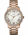 GUESS Crystals Rose Gold Stainless Steel Bracelet