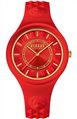 VERSUS by VERSACE Fire Island Red Rubber Strap