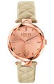 VERSUS by VERSACE Covent Garden Rose Gold Beige Leather Strap