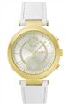 VERSUS by VERSACE Star Ferry Gold White Leather Strap