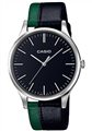 CASIO Collection Black Leather Strap