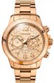 BREEZE Fantabulous Rose Gold Stainless Steel Chronograph