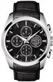 TISSOT T-Trend Couturier Automatic Black Leather Chronograph